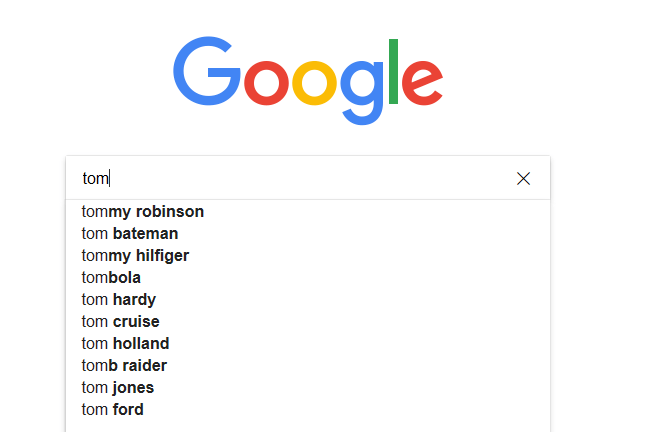 googling tom