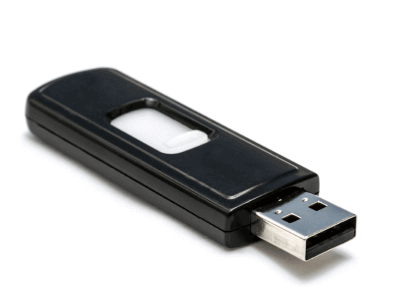 An isolated USB memory stick