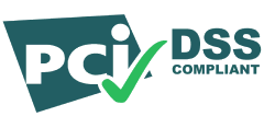 PCI DSS Compliant logo