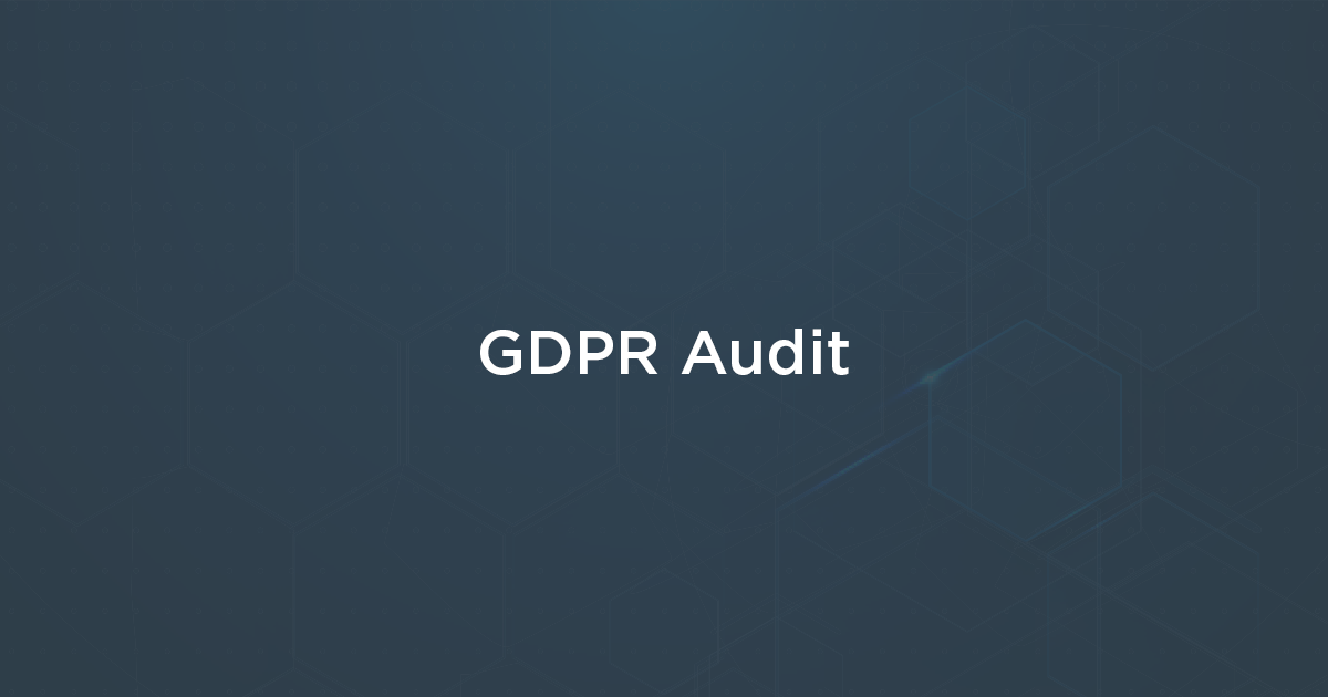 GDPR Auditing and Preparation Services